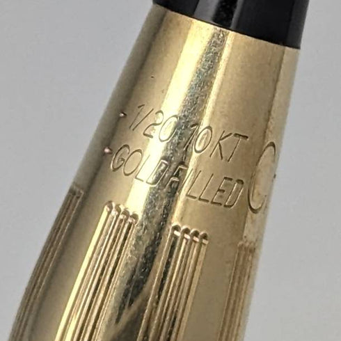 Vintage Cross (CROSS) 鍍金圓珠筆和鉛筆套裝(帶盒)